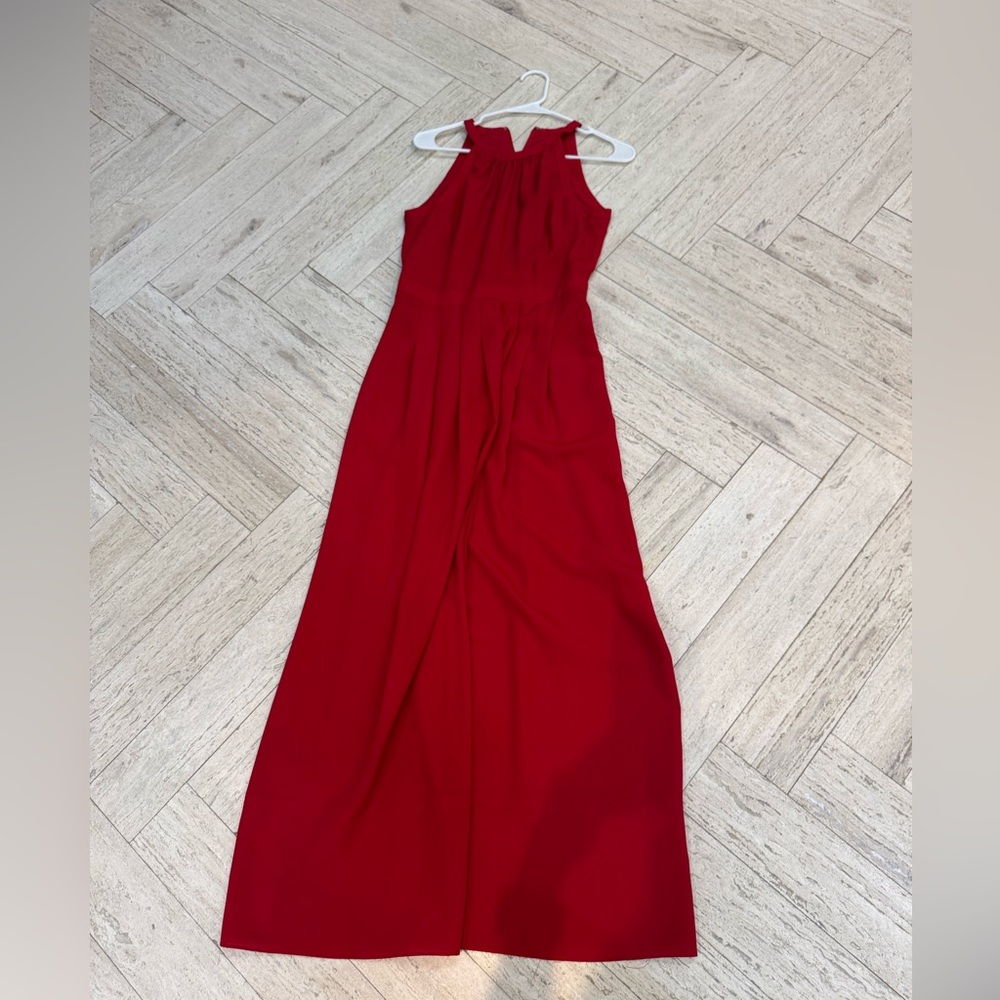 Ann Taylor Red Maxi Dress
